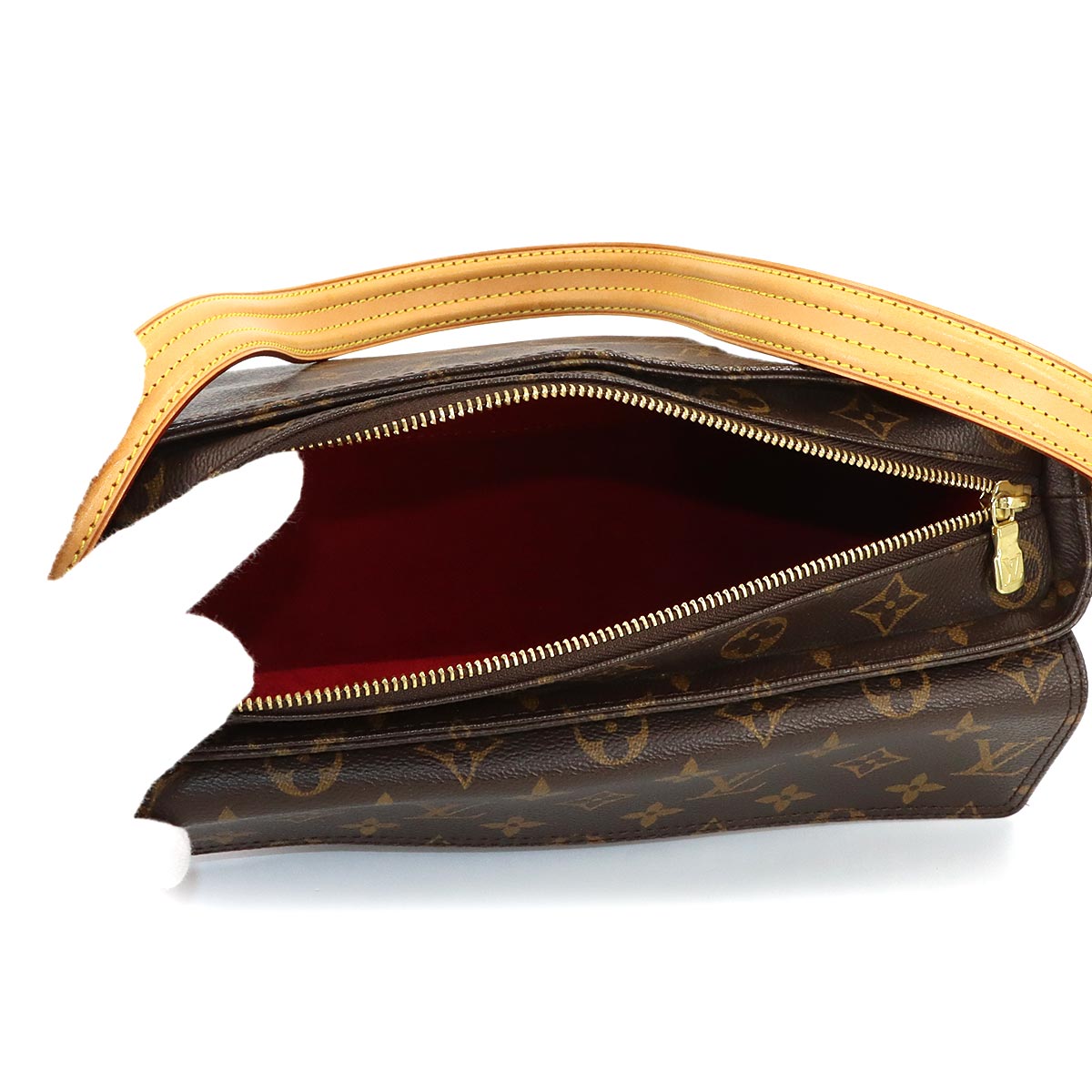 Monogram Viva Cite MM Shoulder Bag Brown M51164 Purse
