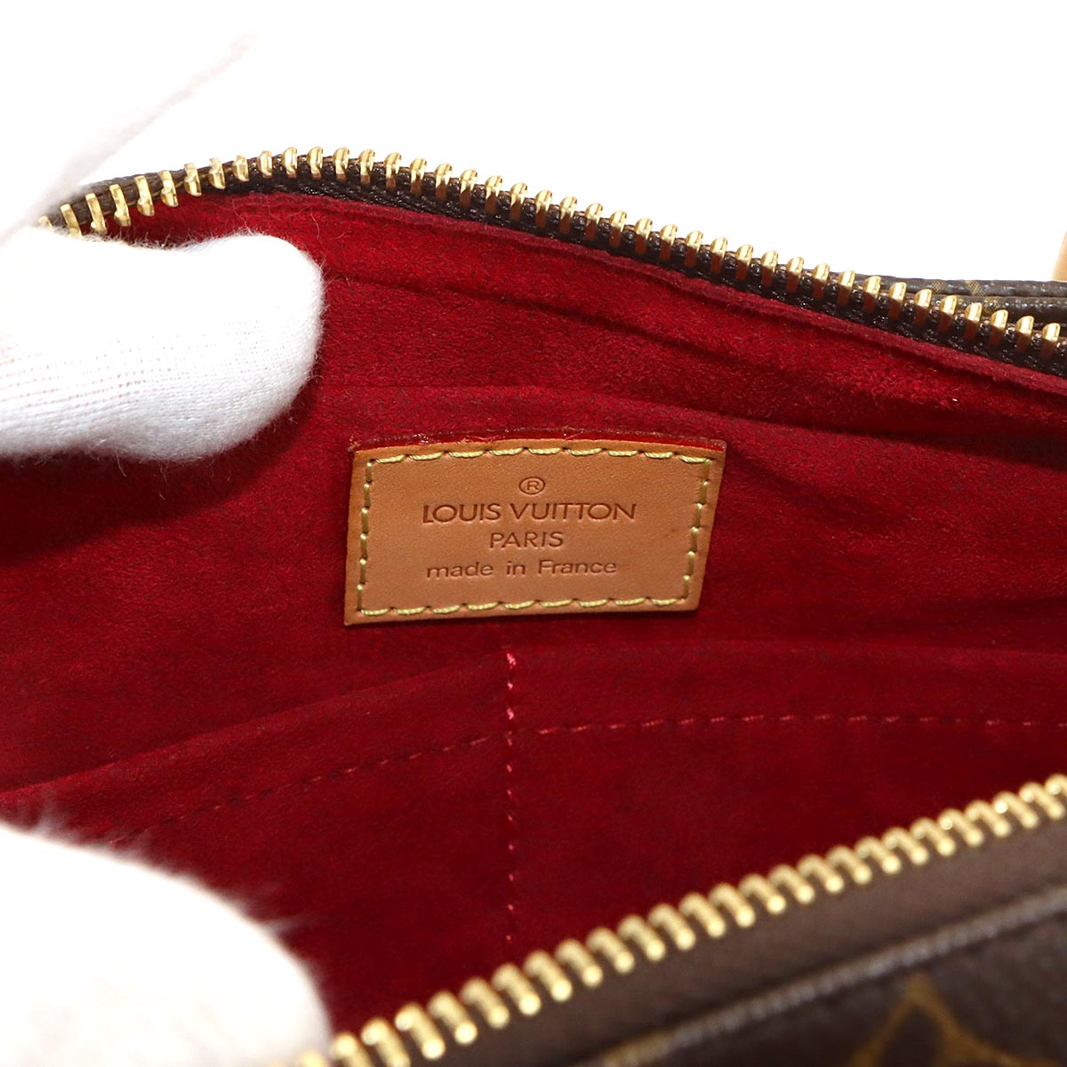 Monogram Viva Cite MM Shoulder Bag Brown M51164 Purse