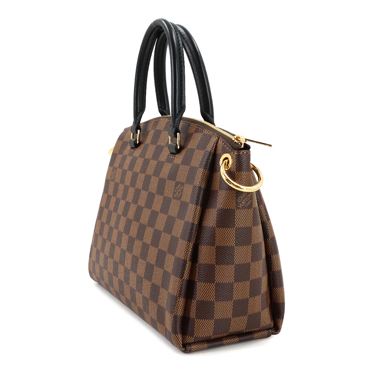 Damier Odeon Tote PM 2way Hand Shoulder Bag Ebene N45282
