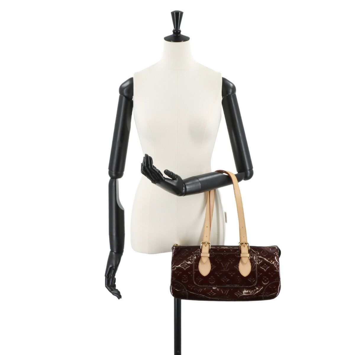 Vernis Rosewood Avenue Shoulder Bag Amarante M93510