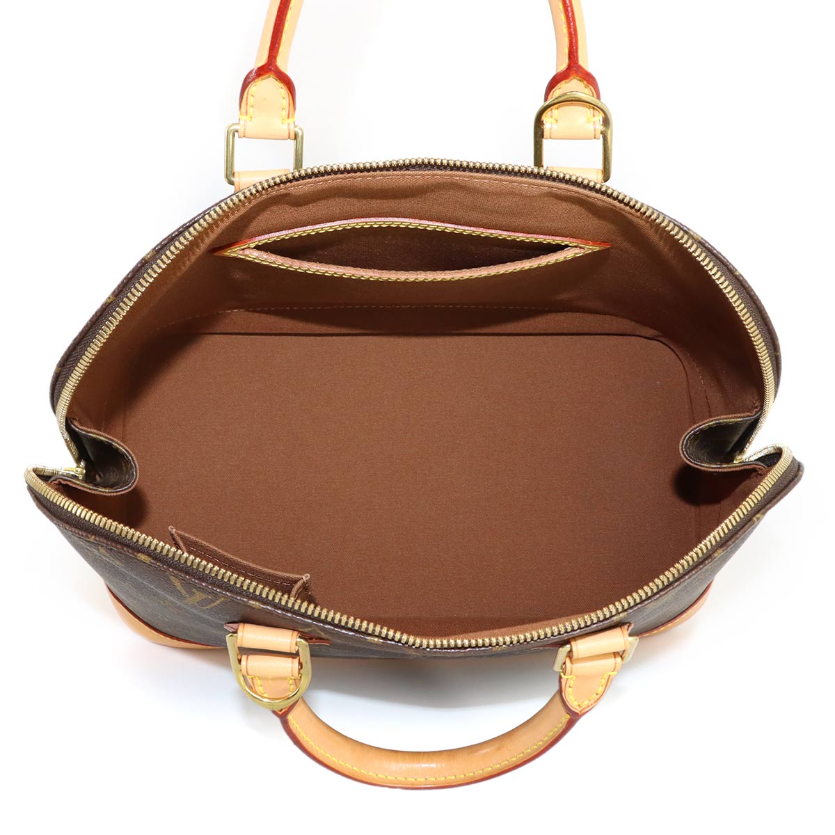 Monogram Alma Hand Bag Brown M51130 Purse