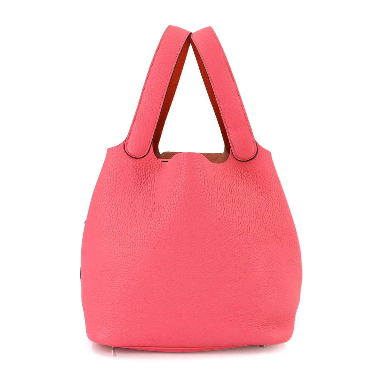 Picotin Lock Eclat MM Hand Bag Traurillon Clemence Rose azalee