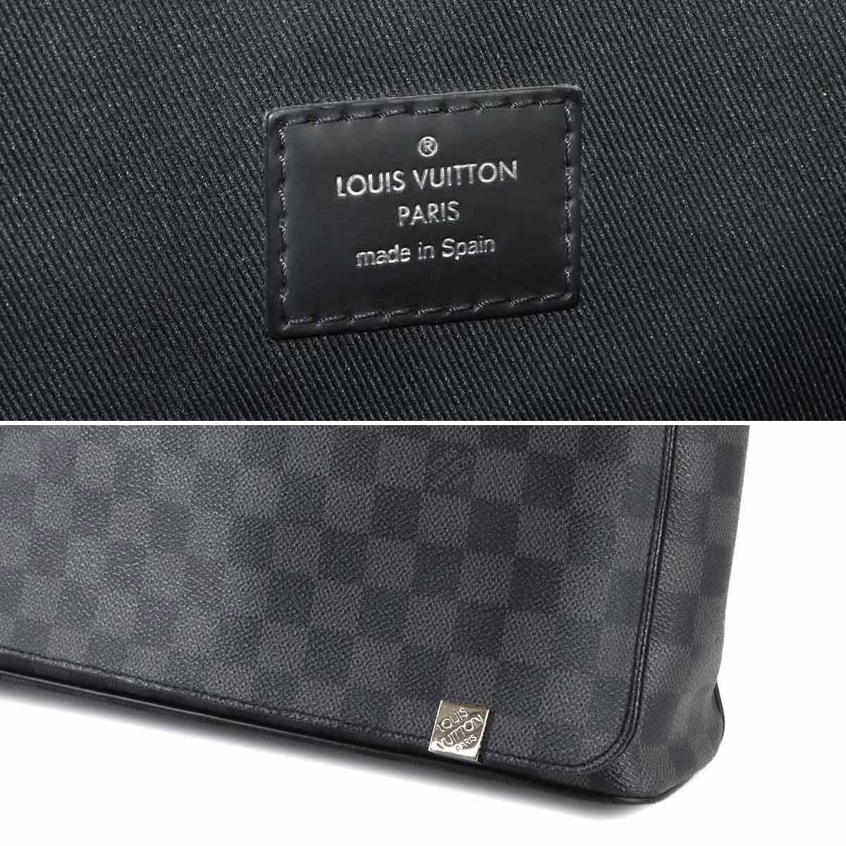 Damier Graphite District MM NM Shoulder Bag Black N41029