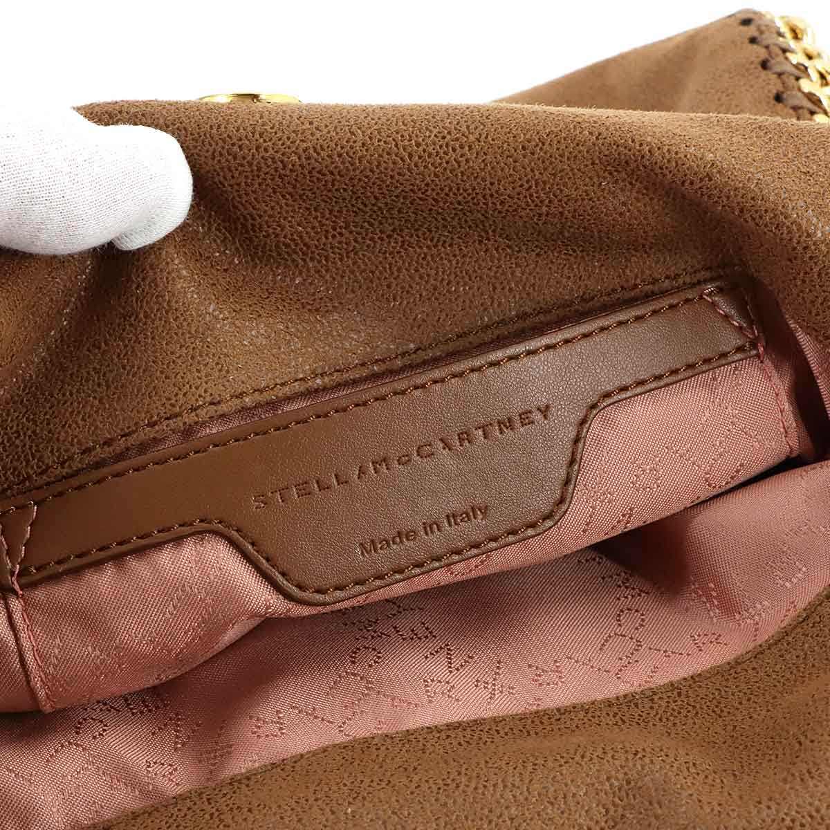Falabella Mini 2way Tote Shoulder Bag Brown 371223