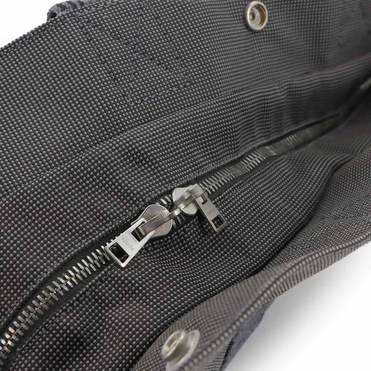 Herline Tote MM Bag Canvas Gray Unisex Purse