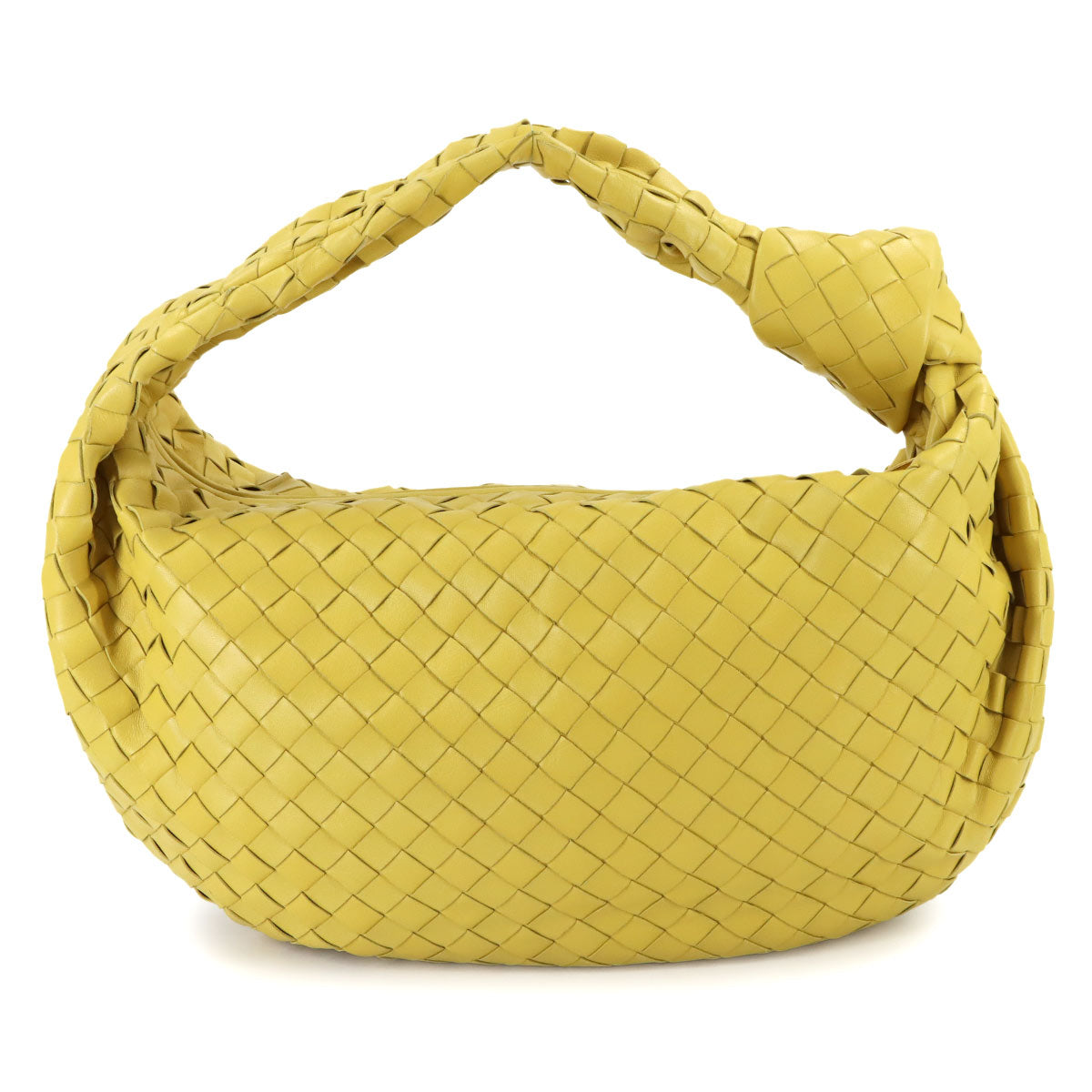 Intrecciato Jodie Medium Shoulder Bag Lether Yellow