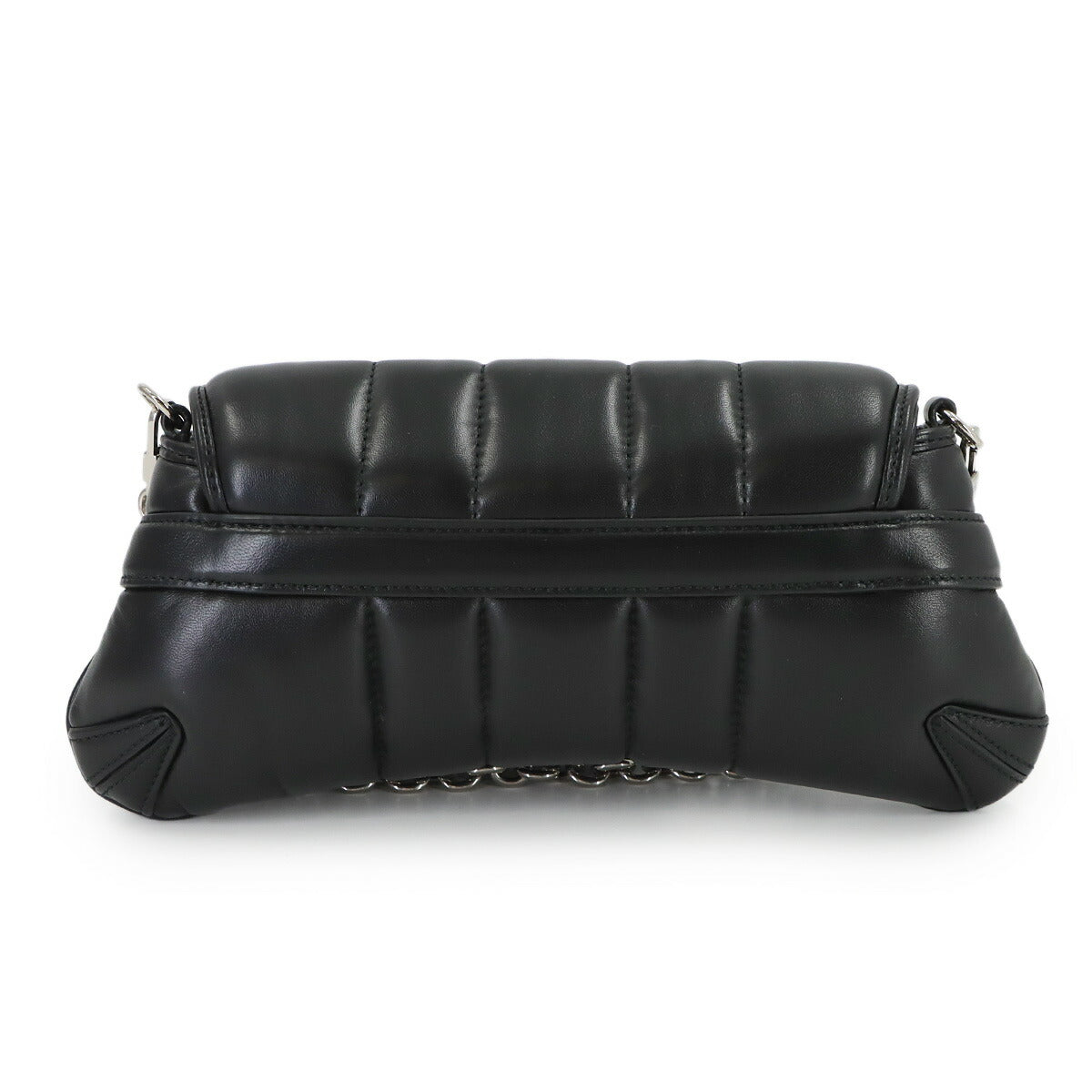 Horsebit Small 2way Shoulder Bag Leather Black 764339 Purse