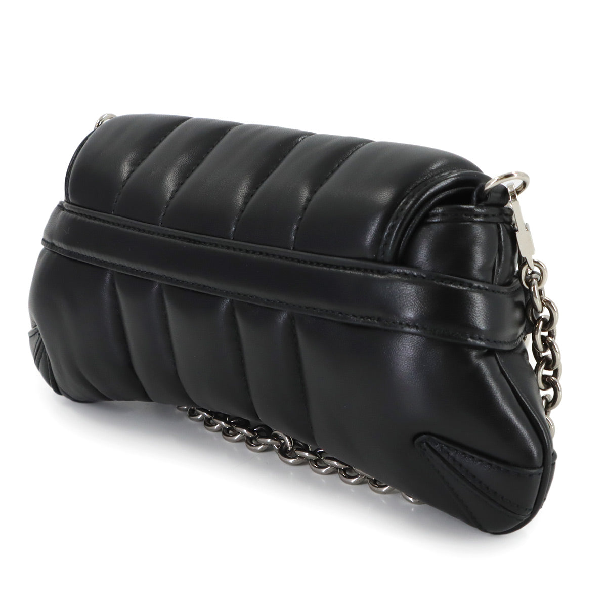 Horsebit Small 2way Shoulder Bag Leather Black 764339 Purse