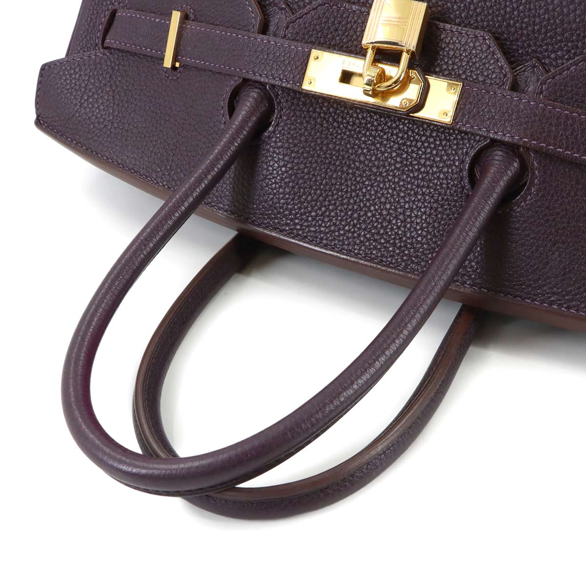 Birkin 35 Veau Togo Raisin Hand Bag Purple Purse