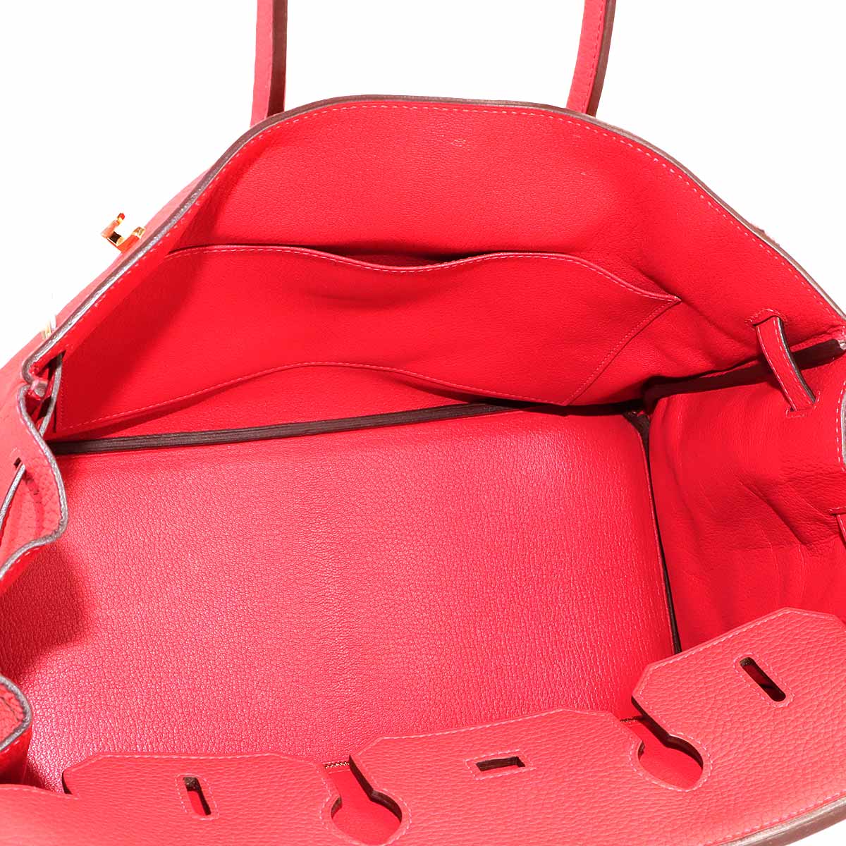 Birkin 35 Togo Rouge Pivoine Hand Bag Red Purse