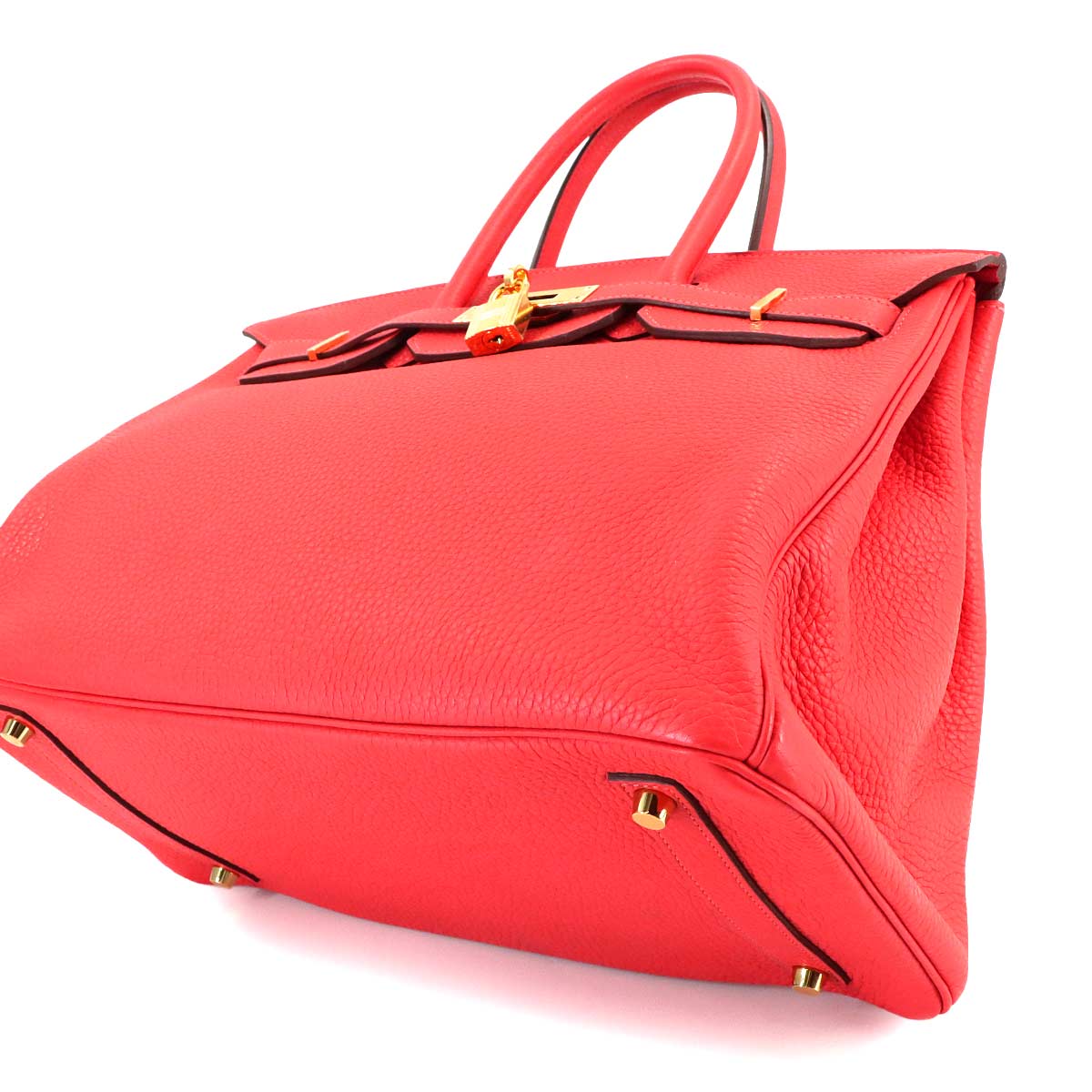 Birkin 35 Togo Rouge Pivoine Hand Bag Red Purse
