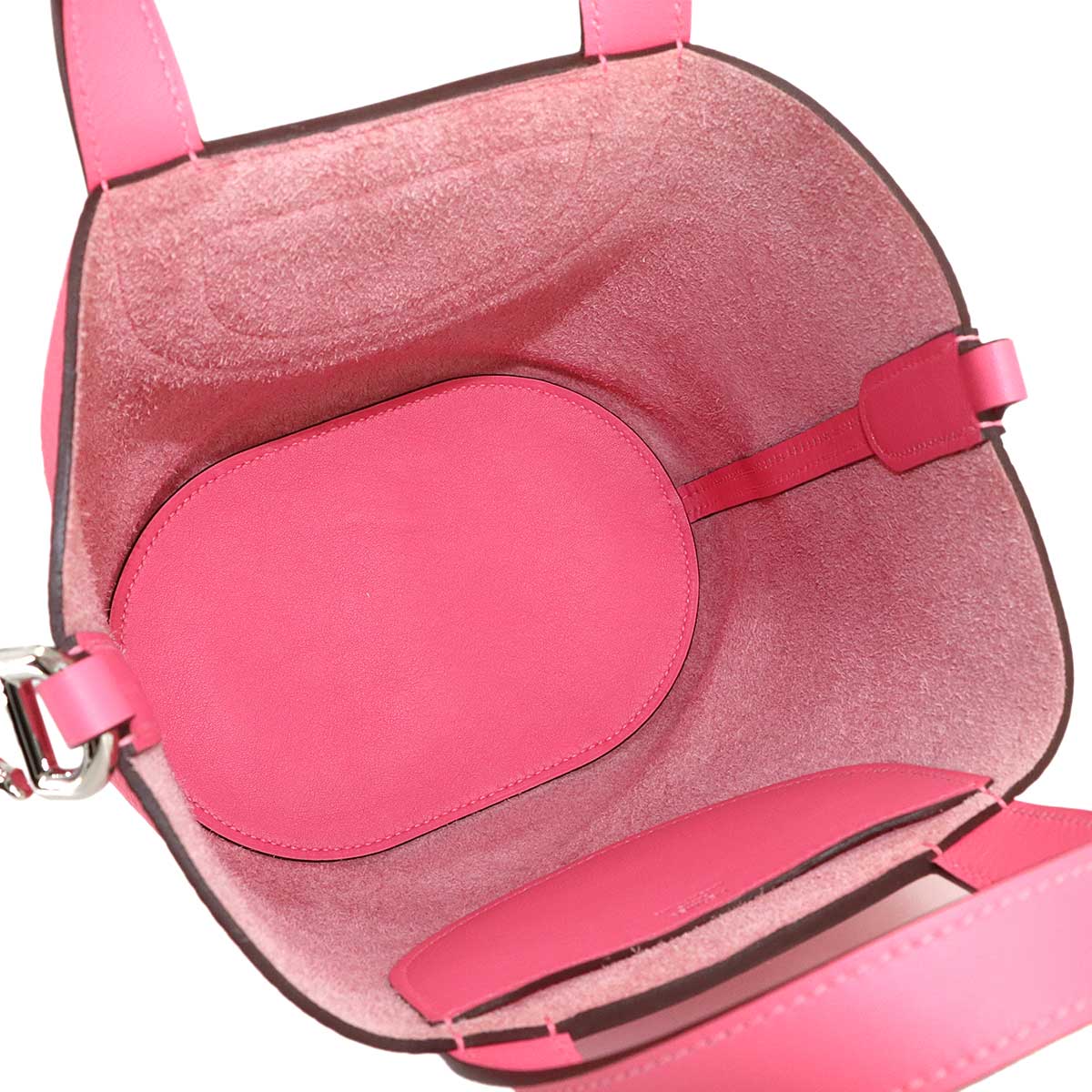 In the Loop 18 Hand Bag Taurillon Clemence Swift Rose Azalee