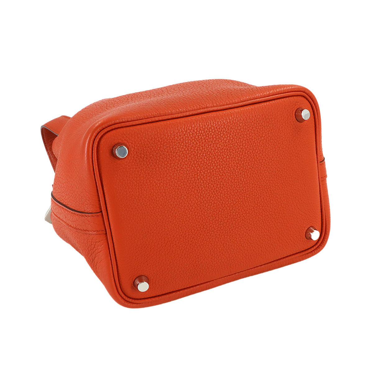 Picotin Lock PM Hand Bag Taurillon Clemence Terre Battue Purse
