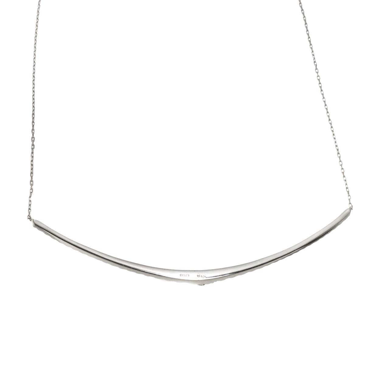 Diamond 0.55ct Necklace 18K WG White Gold 750