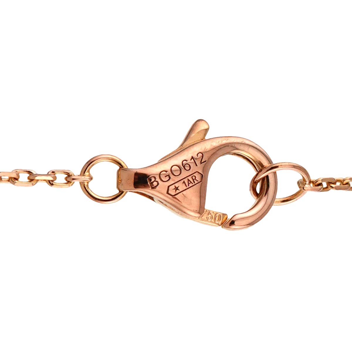Amulette De Onyx Diamond Necklace XS 18K Pink Gold 750