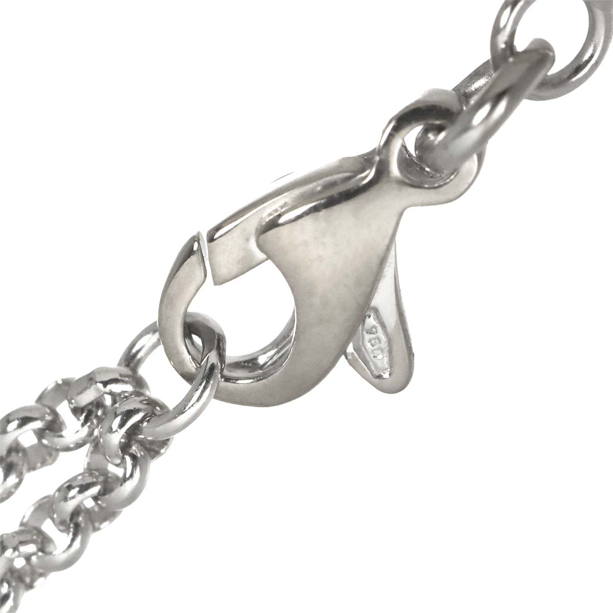Possession Diamond Necklace 18K White Yellow Gold 750