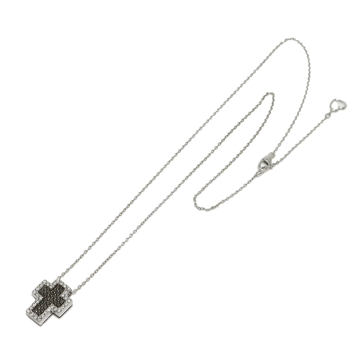 Cross BlackDiamond 0.27ct Diamond 0.21ct Necklace 18K WG