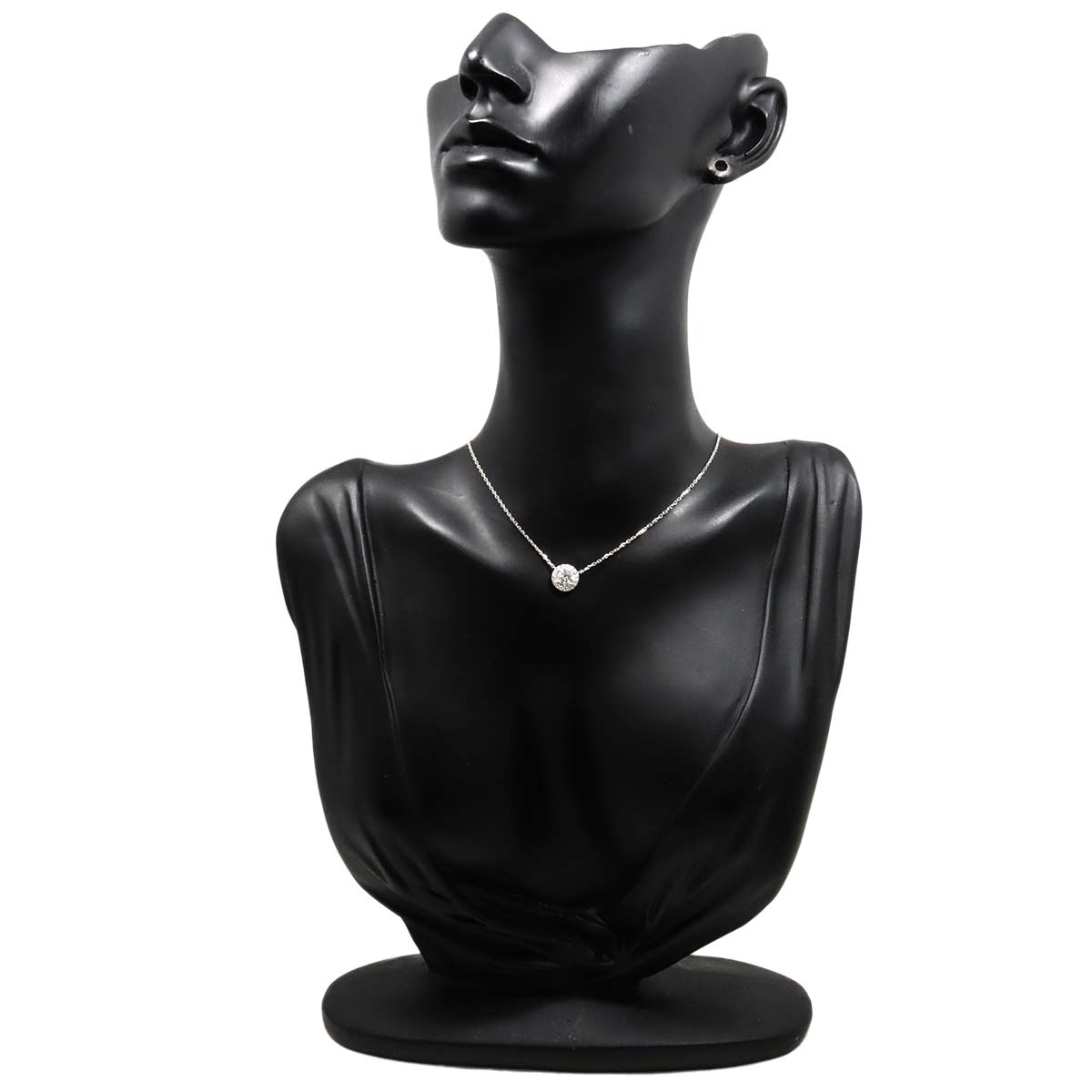 Destinee Diamond 0.50ct G/VS1/3EX Necklace 18K White Gold 750