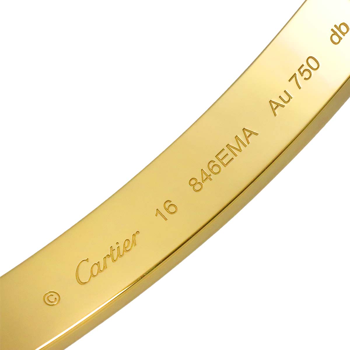 Love Bracelet classic 18K Yellow Gold 750 Size16