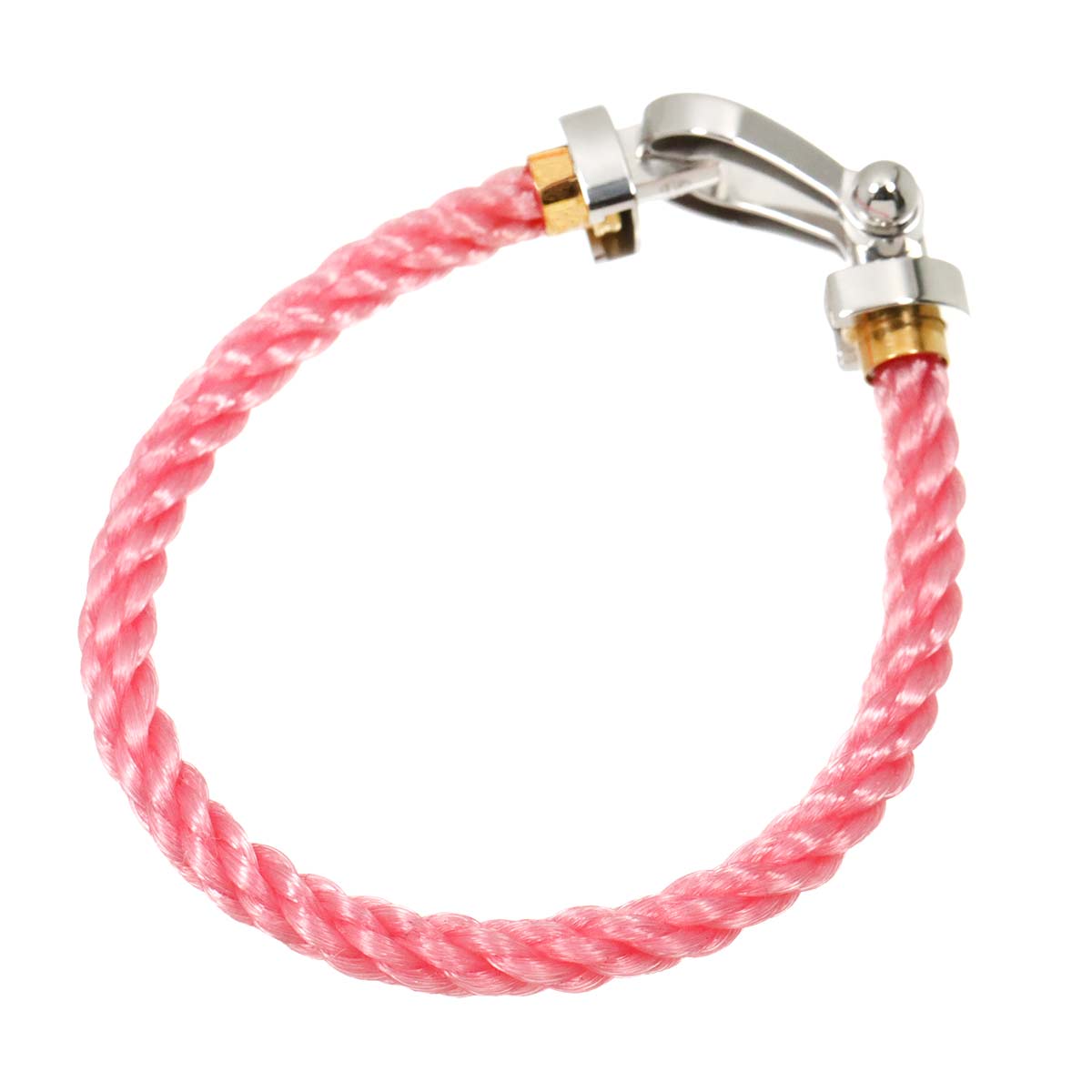 Force 10 Bracelet LM 18K White Gold 750 Steel size14