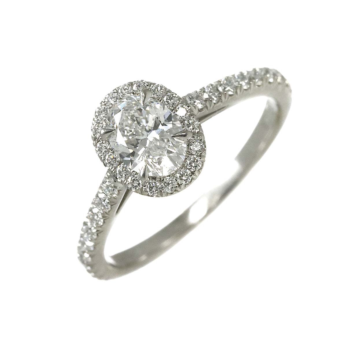 Diamond 0.47ct D/VS1 Ring Platinum Size4(US)