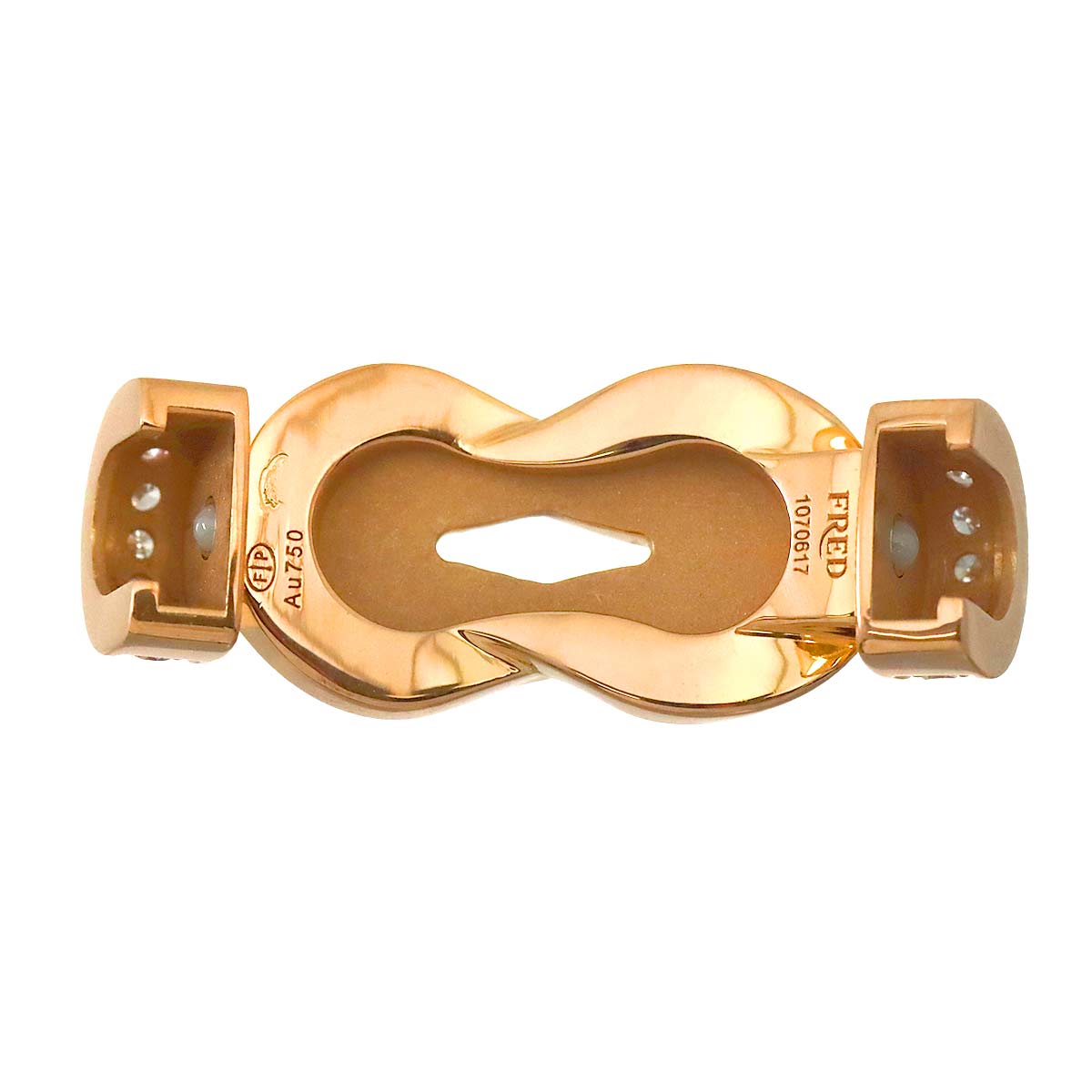 Chance Infinie Diamond Bracelet MM 18K Pink Gold 750 size15