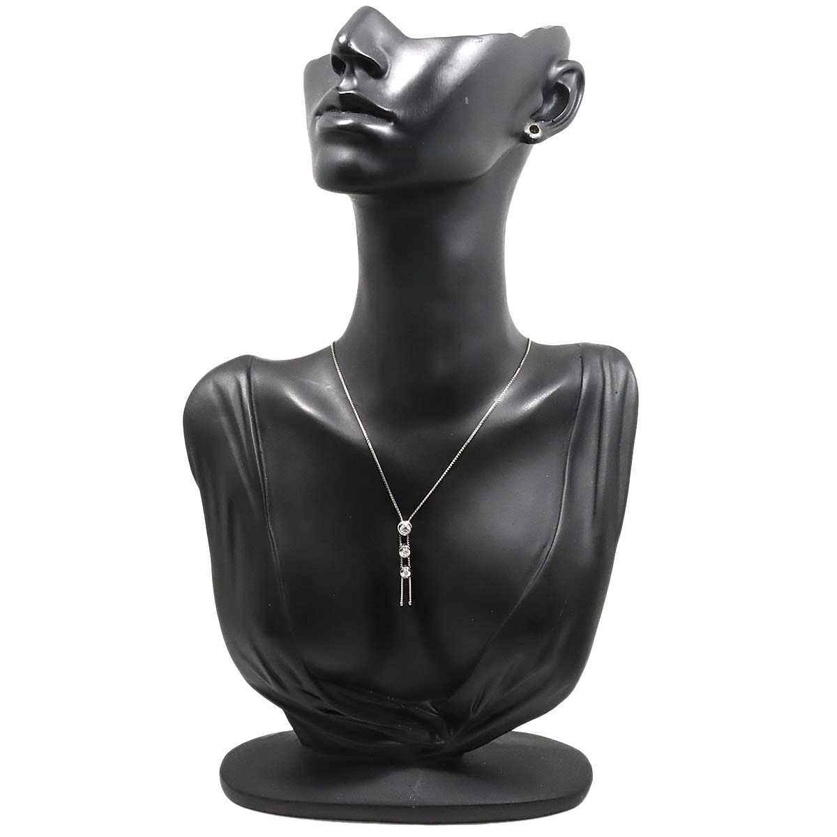 Trilogy Diamond 0.37ct Necklace 18K WG 750