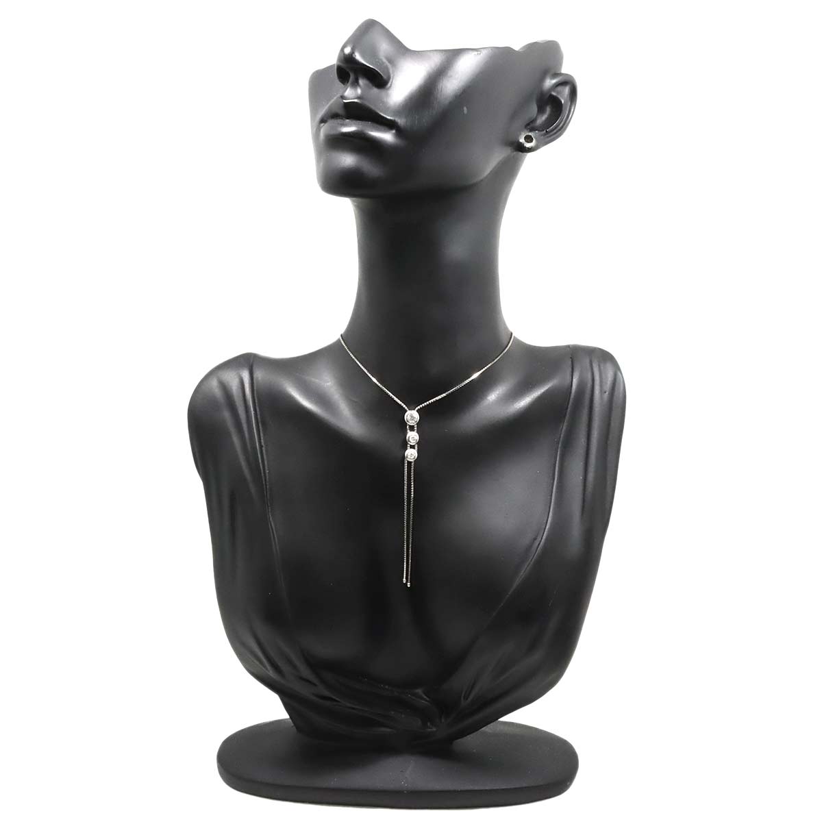Trilogy Diamond 0.37ct Necklace 18K WG 750