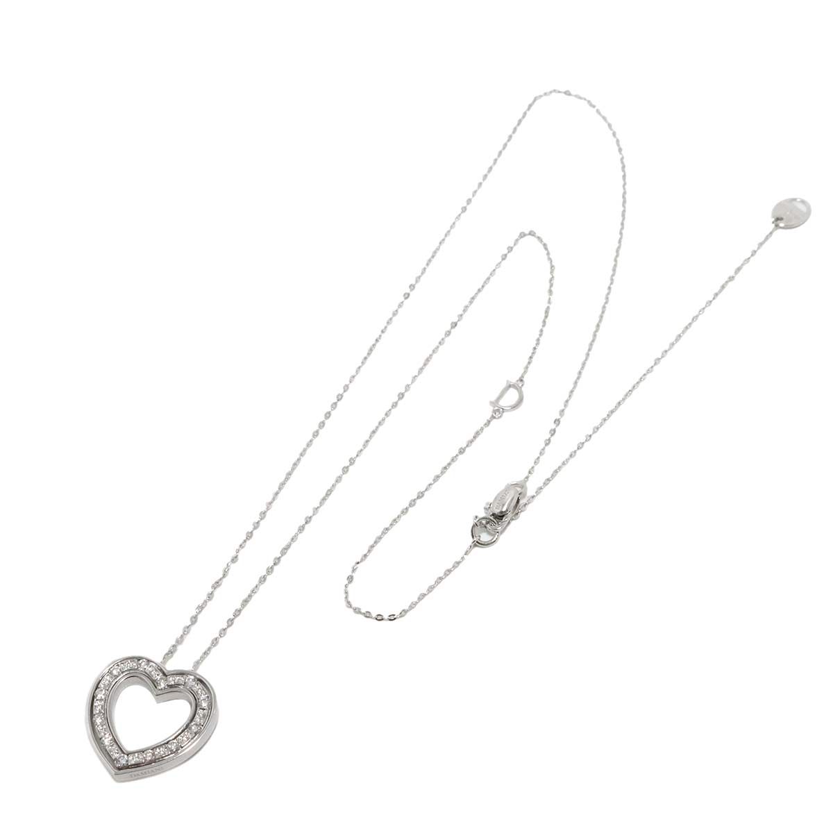 Belle Epoque Diamond Heart Necklace 18K WG 750 90316812