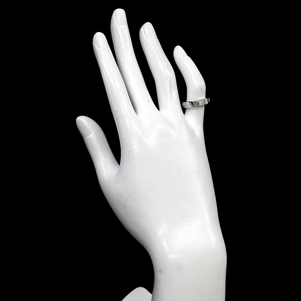 B-ZERO1 Diamond Ring 18K WG 750 size3.75-4(US)