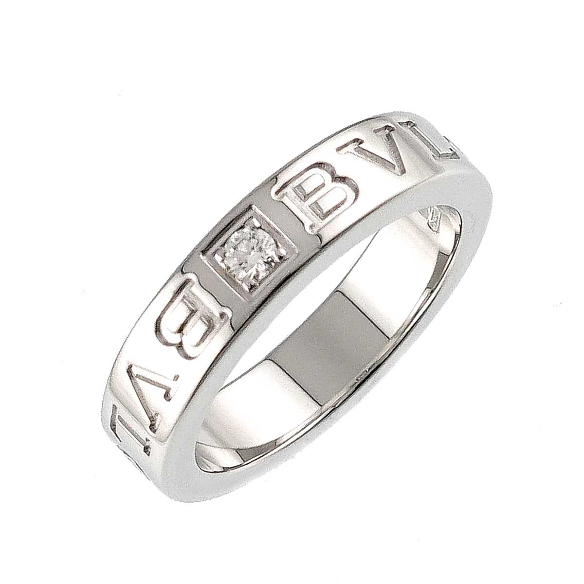 B-ZERO1 Diamond Ring 18K WG 750 size3.75-4(US)