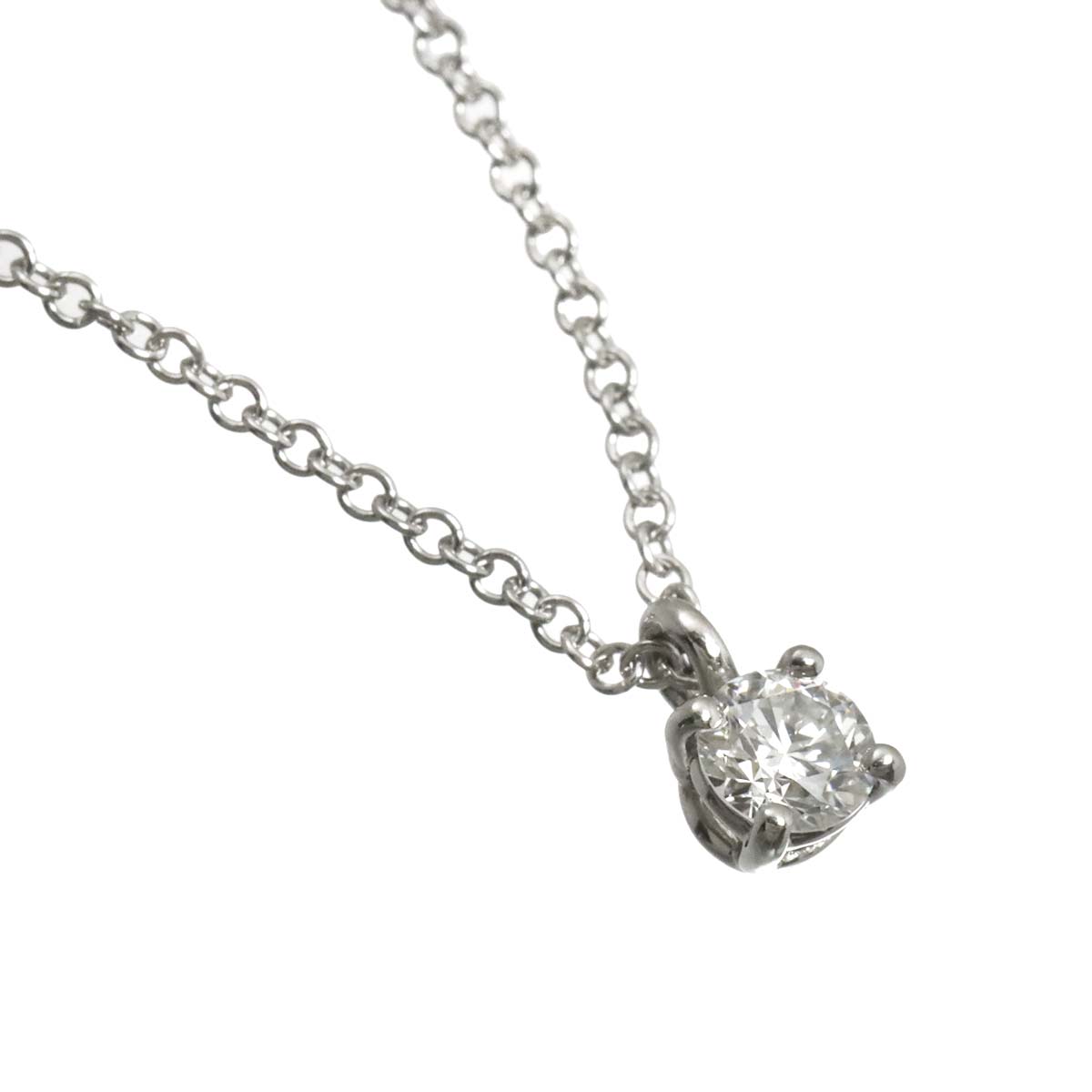 Diamond 0.18ct G/VS2/3EX Necklace Platinum