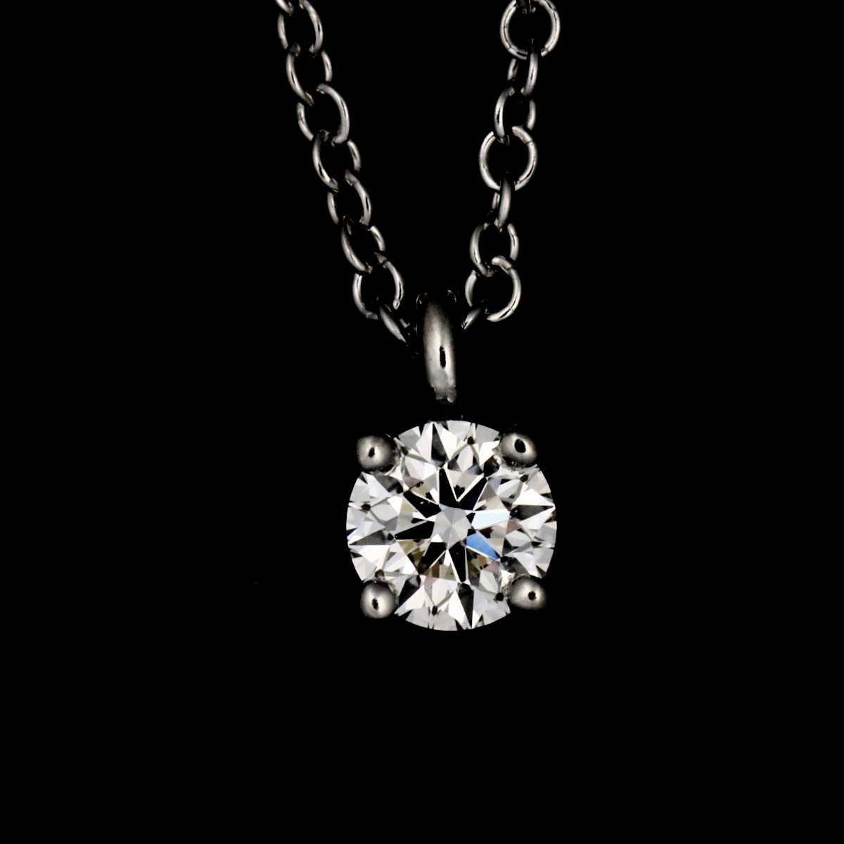 Diamond 0.18ct G/VS2/3EX Necklace Platinum