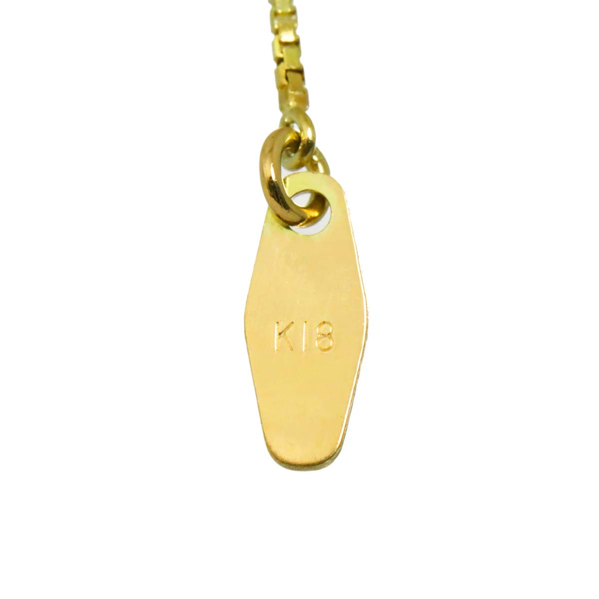 Diamond 0.53ct Necklace K18 YG 750