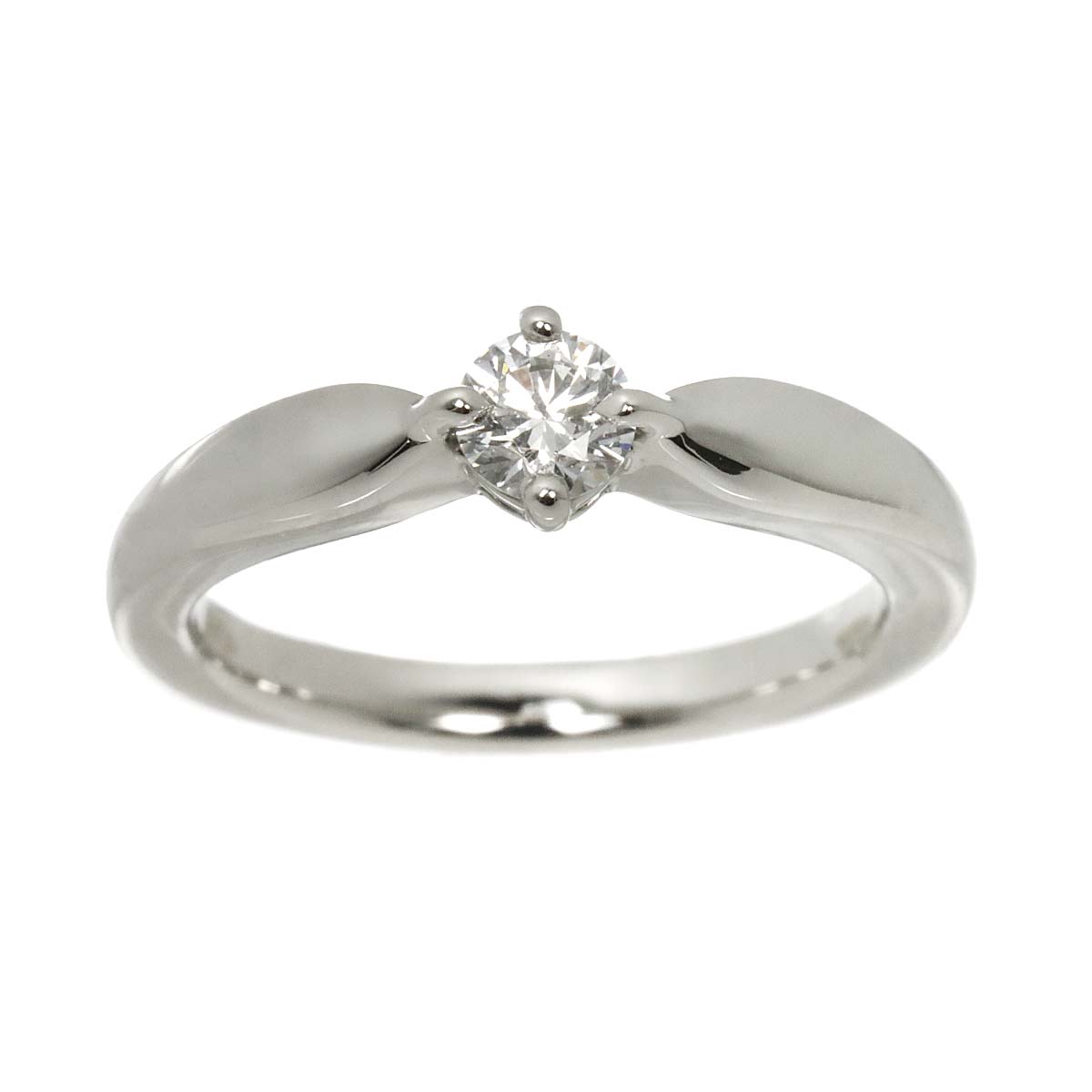 Diamond 0.19ct D/VS1/EX Ring Platinum size3.25(US)