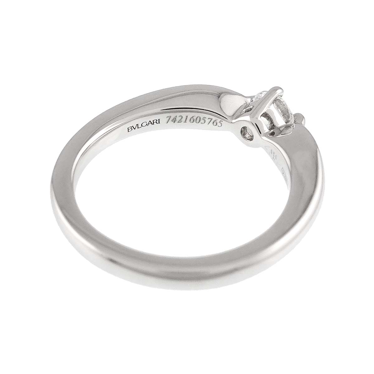 Diamond 0.19ct D/VS1/EX Ring Platinum size3.25(US)