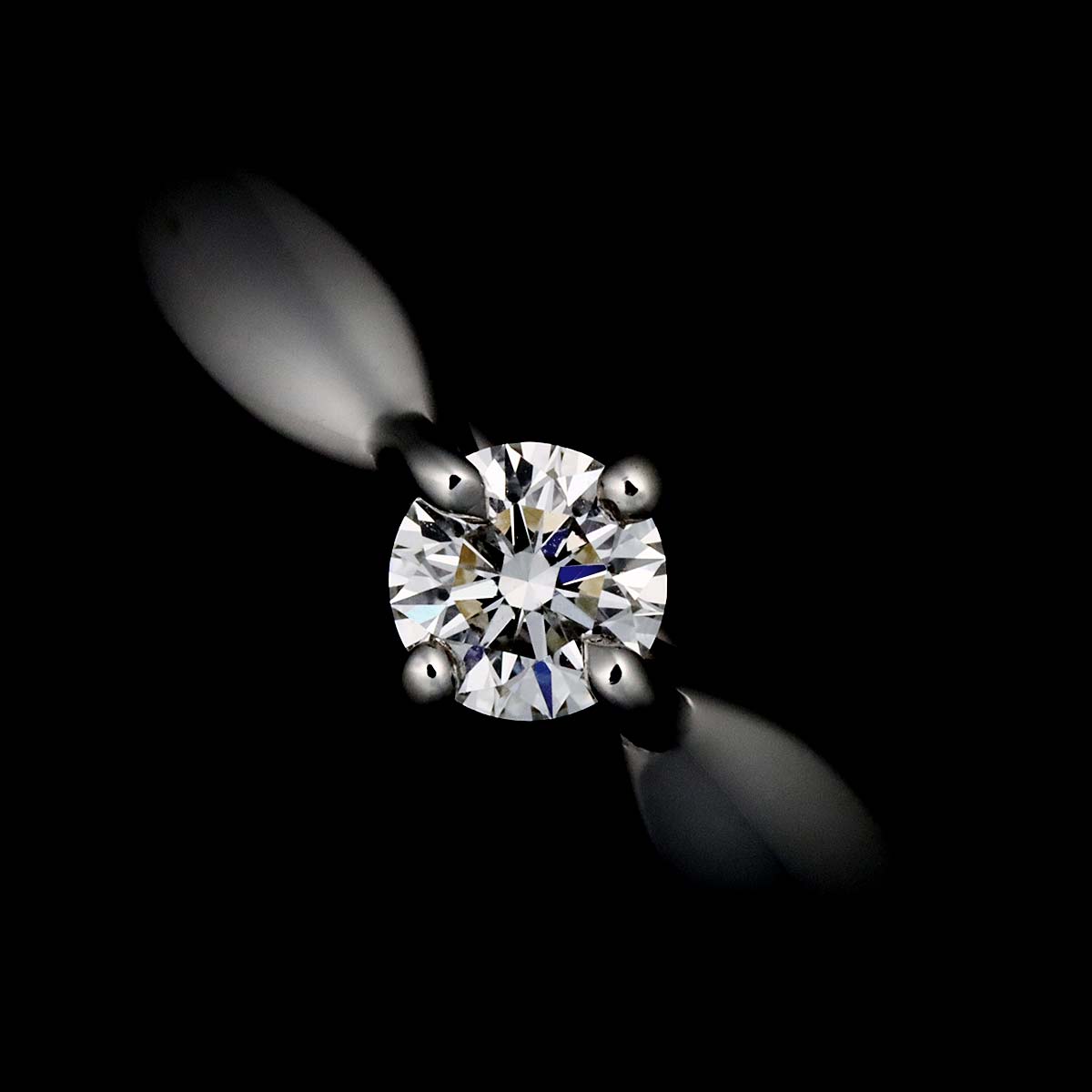 Diamond 0.19ct D/VS1/EX Ring Platinum size3.25(US)