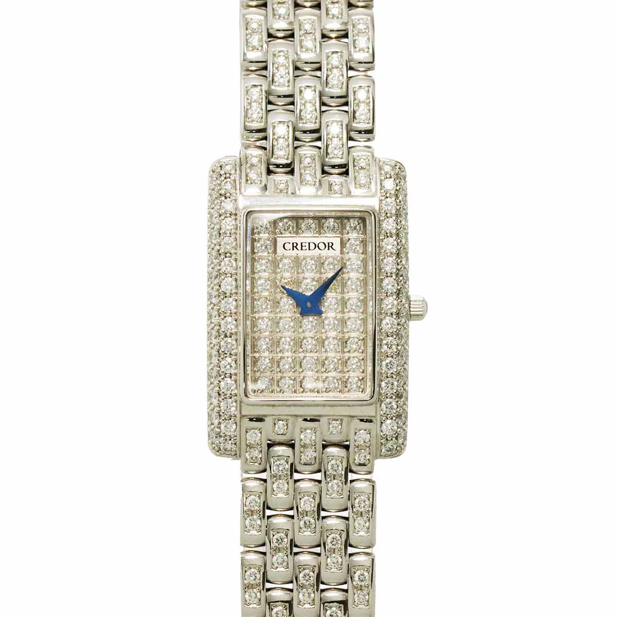 CREDOR 5A70-0AH0 Diamond 750 WG Quartz Ladies Watch