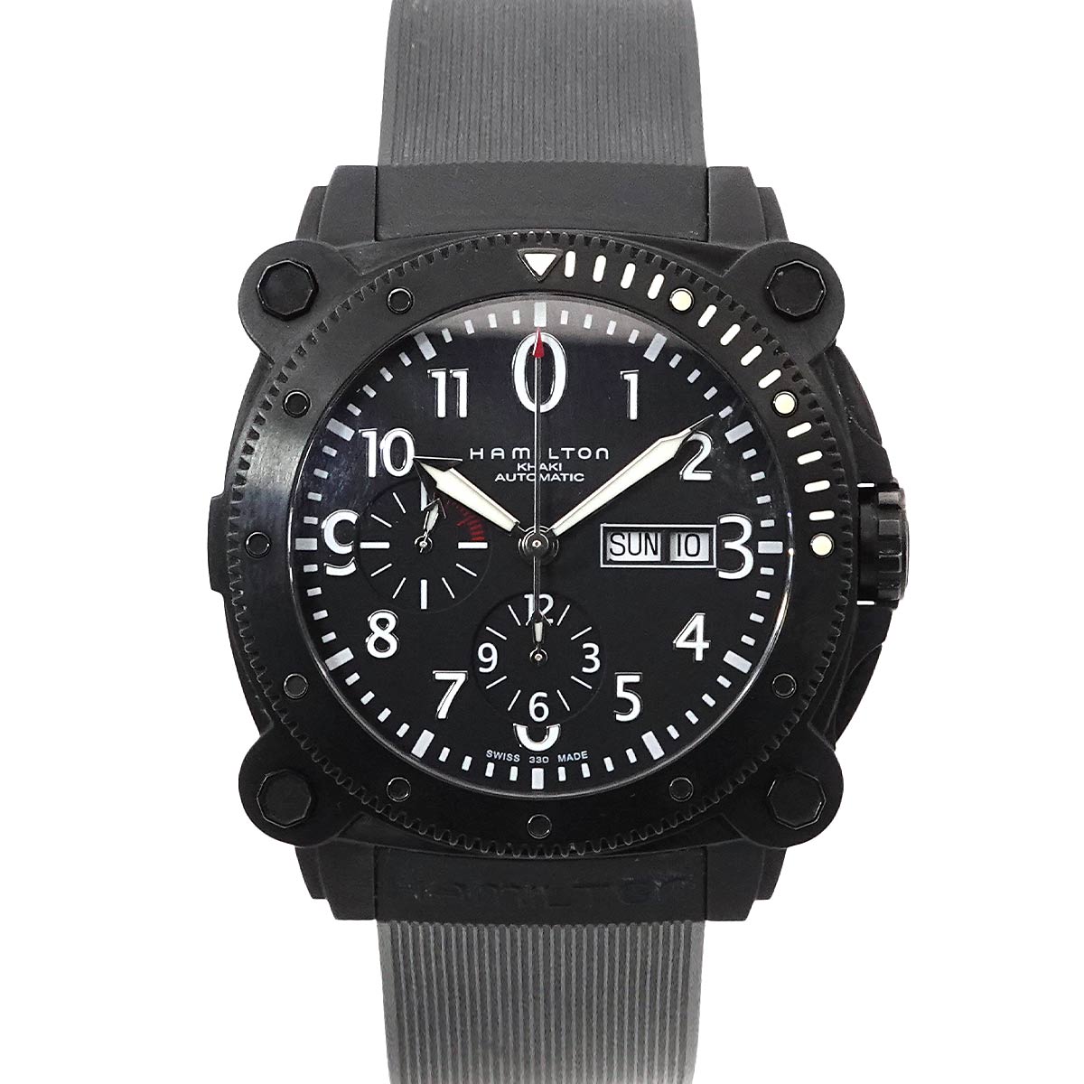 Khaki Belowzero H786860 Automatic Date Black Dial Mens