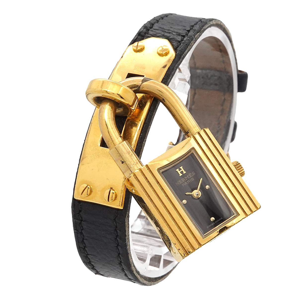 Kelly Watches Quartz Black Dial Vintage Cadena Ladies Watch