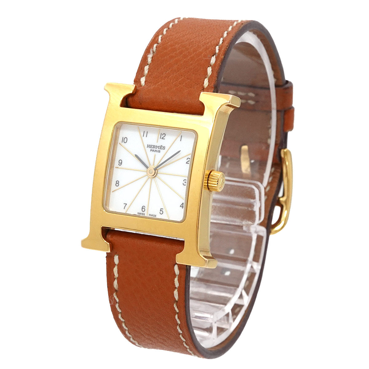 H Watch HH1 201 Quartz White Dial Ladies Watch
