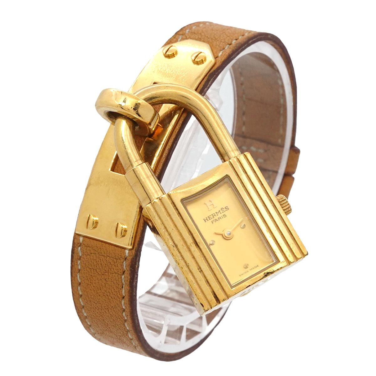 Kelly Watches Quartz Gold Dial Vintage Cadena Ladies Watch