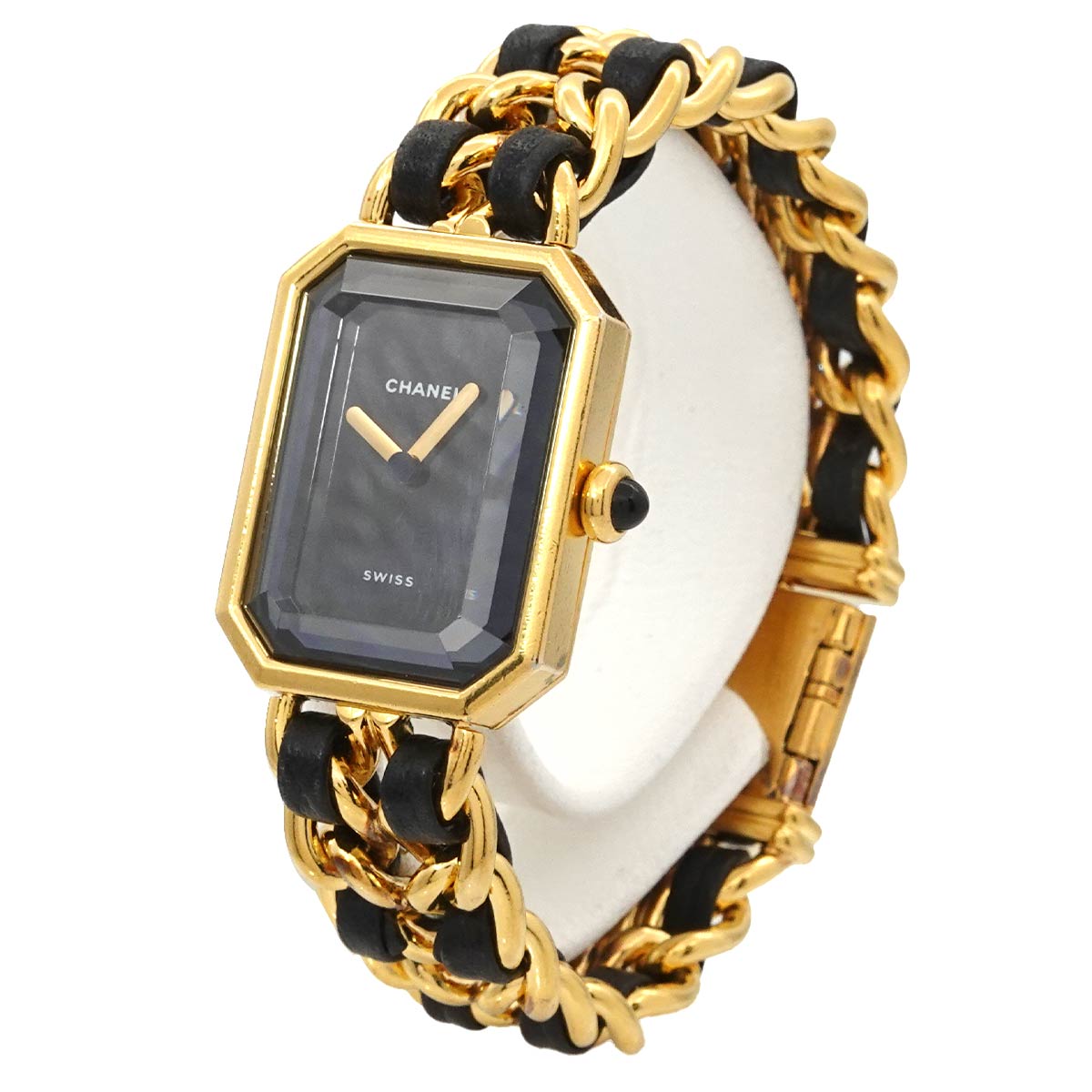 Premiere Size S H0001 Vintage Quartz Black Dial Ladies Watch