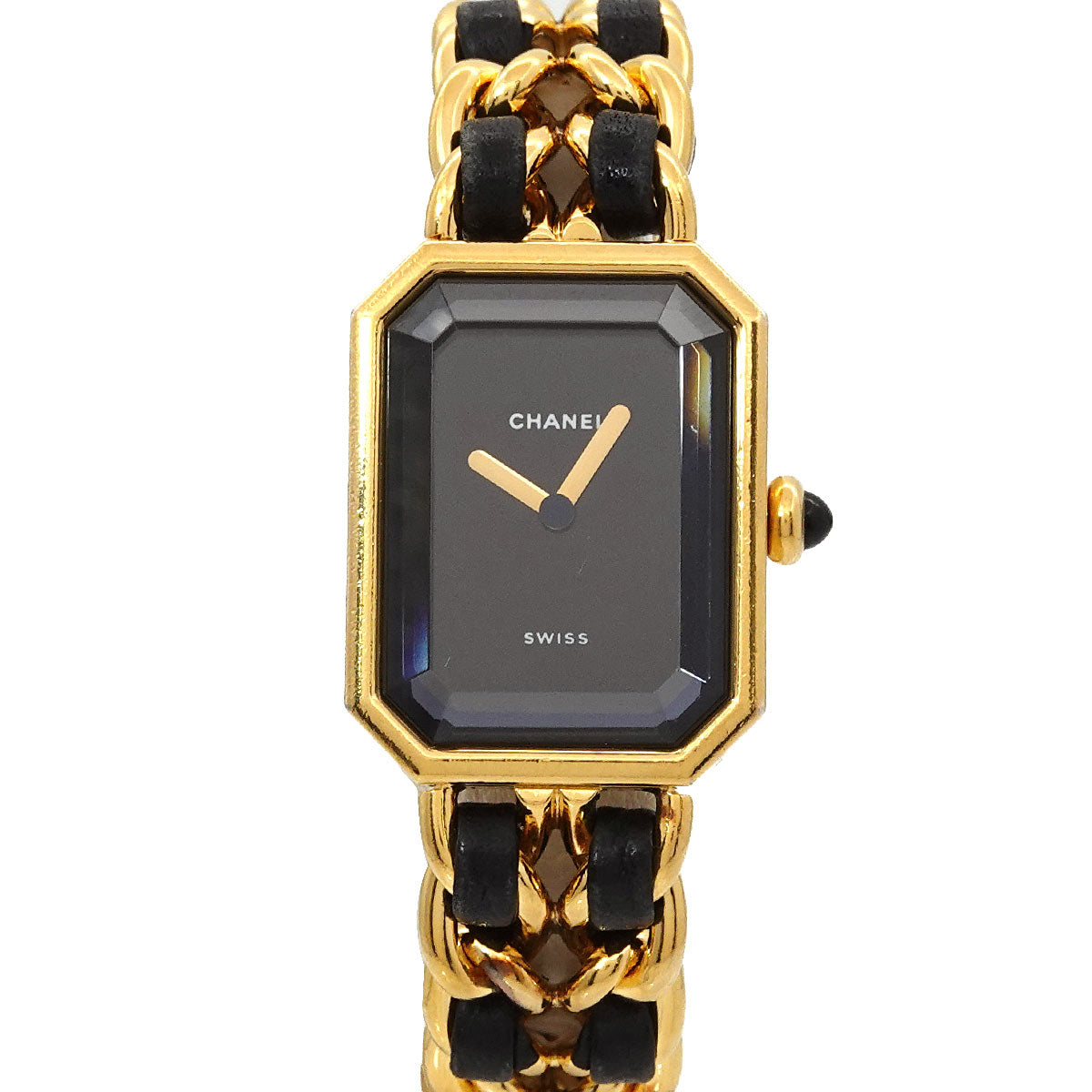 Premiere Size S H0001 Vintage Quartz Black Dial Ladies Watch