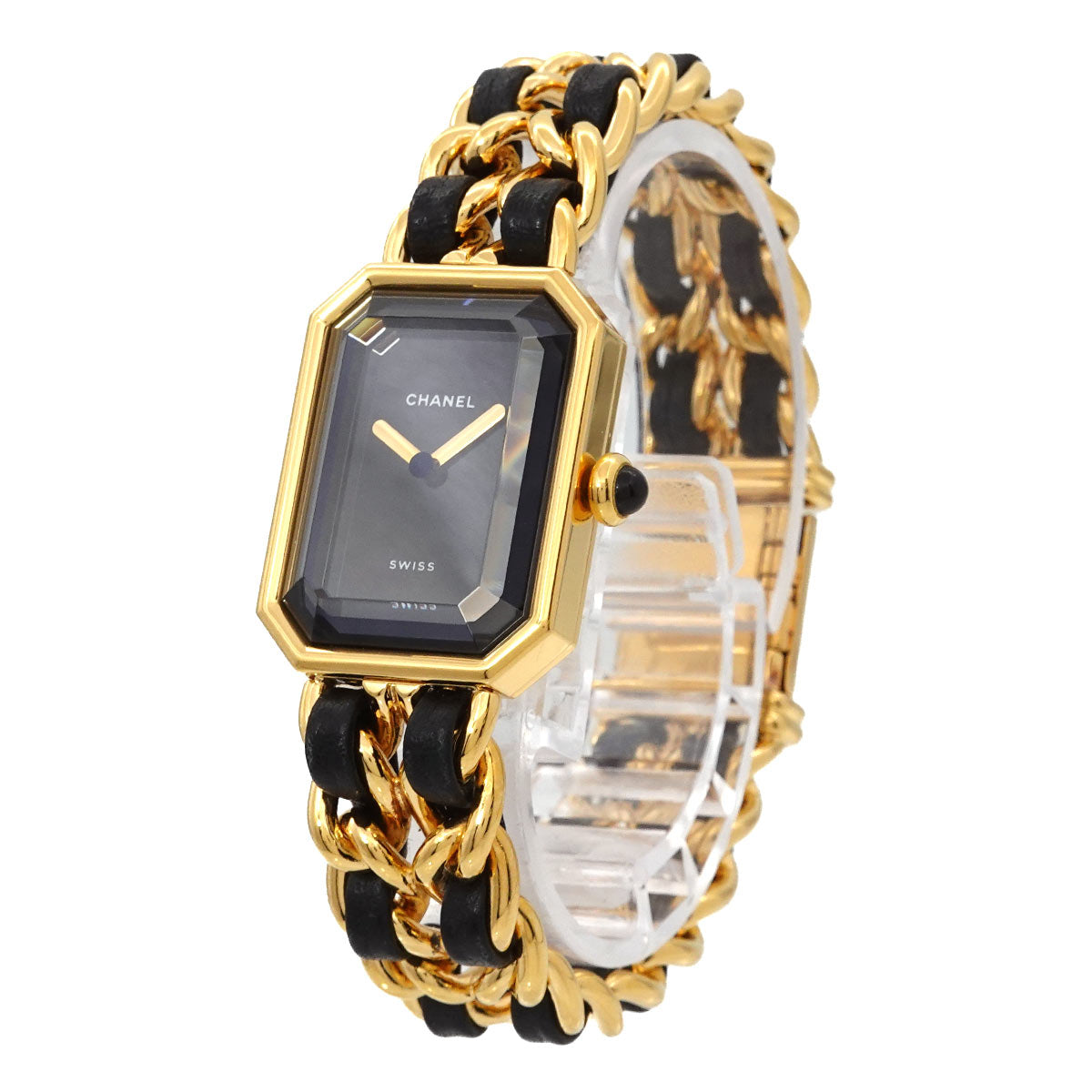 Premiere Size M H0001 Vintage Quartz Black Dial Ladies Watch