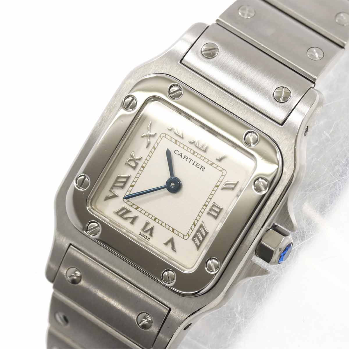 Santos Galbee Quartz Cream Dial Ladies Watch