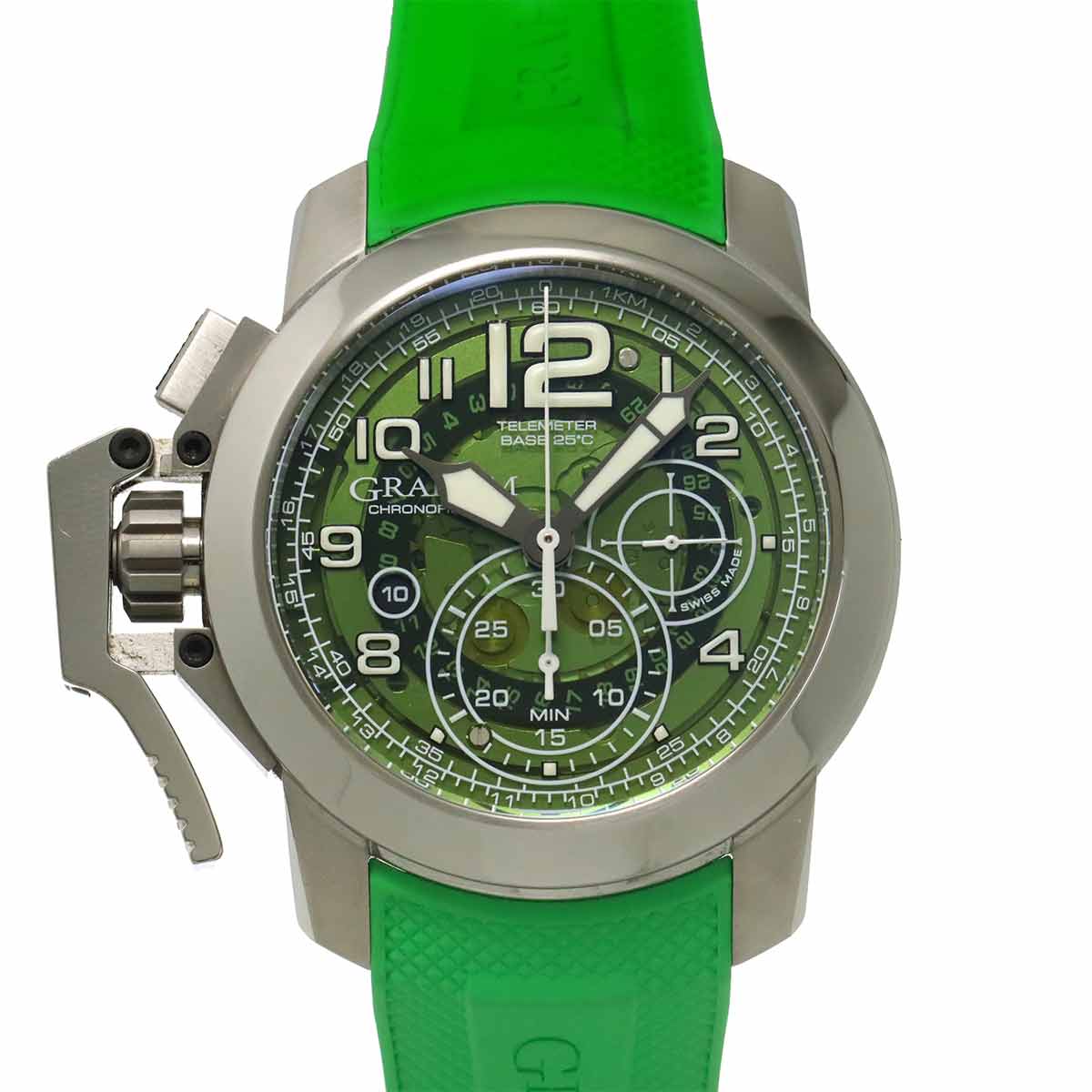 Chronofighter 2CCAS.G03A Automatic Green Dial Mens Watch