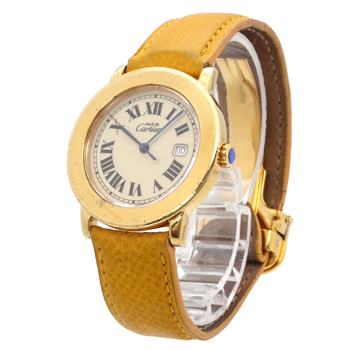 Must Ronde W1006822 Date Quartz cream Dial Ladies Watch