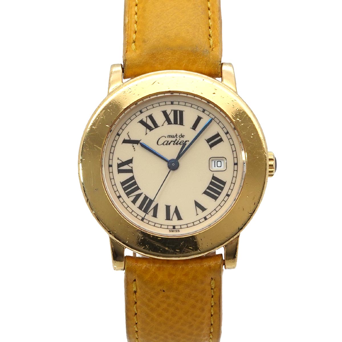 Must Ronde W1006822 Date Quartz cream Dial Ladies Watch