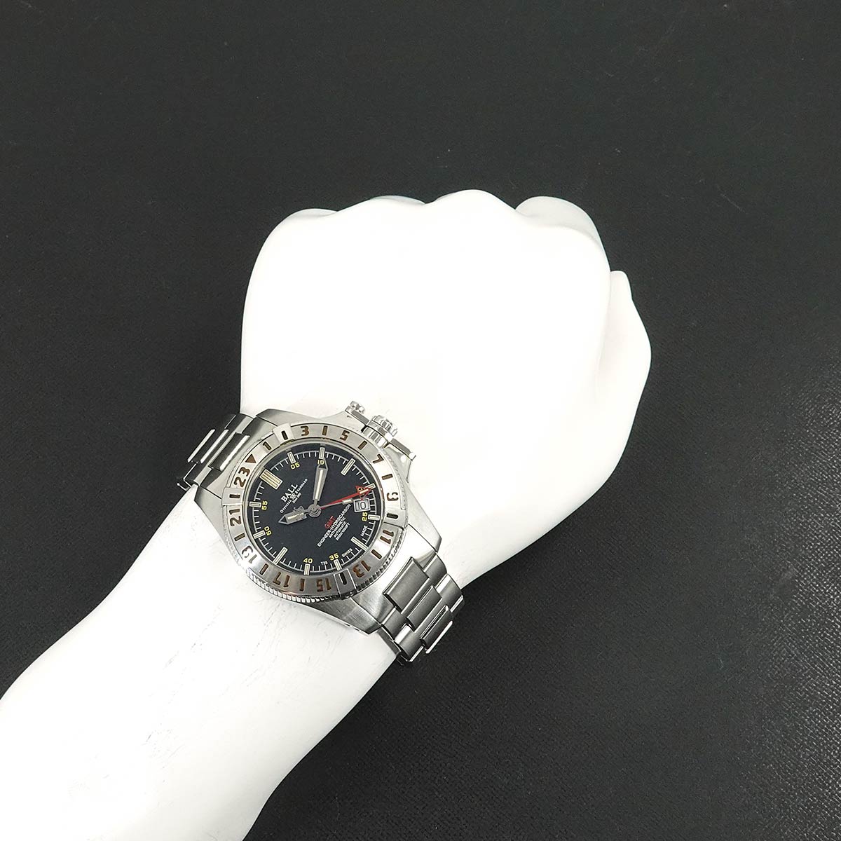 Engineer Hydrocarbon GMT DG1016A date Black Dial Mens Watch